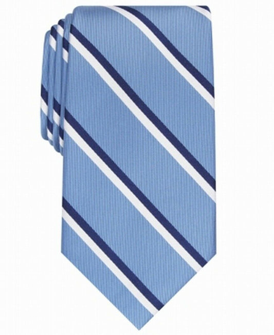 Club Room Men's Beacon Striped Tie Light Blue One Size